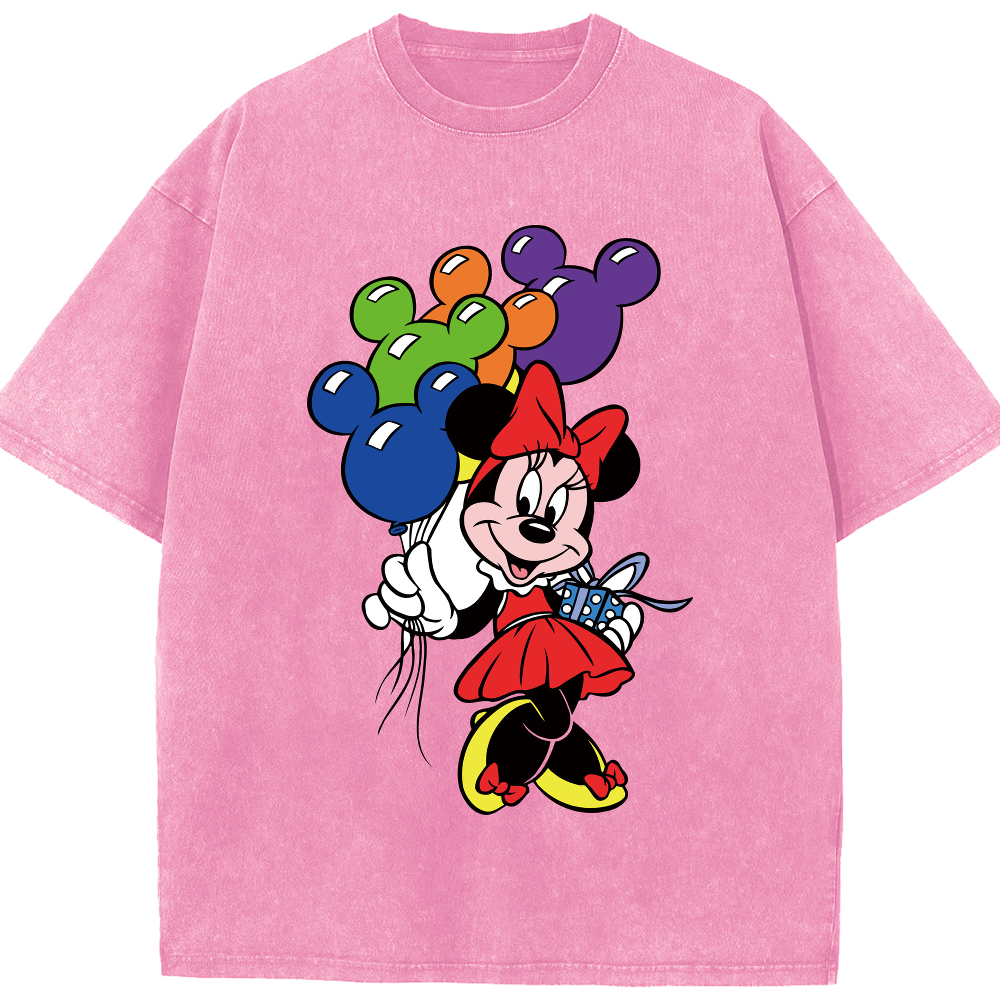（画像用） ミッキーマウス Mickey Mouse 綿100% ヴィンテージ風 半袖Tシャツ（フロントプリント）